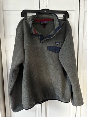 Patagonia Gray Synchilla Fleece Pullover